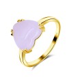 Rose Quartz Silver Ring NSR-2643